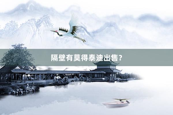 隔壁有莫得泰迪出售？